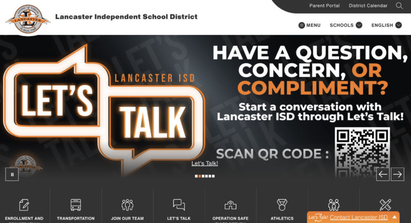 Lancaster Independent School District Let's Talk!