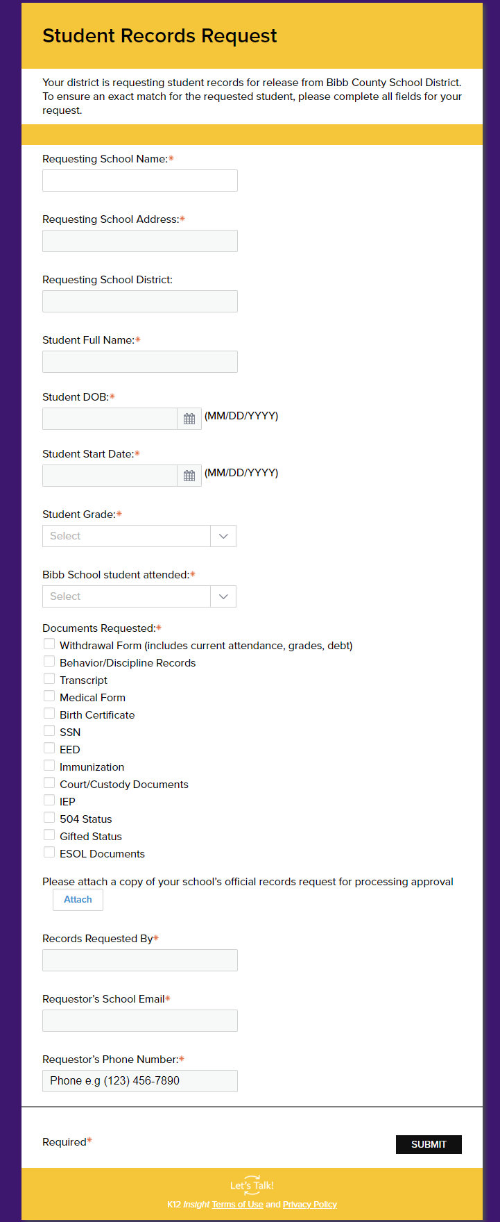 Student-Records-Request-Bibb-County-School-District