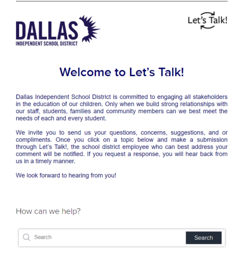 Dallas ISD CRFA page
