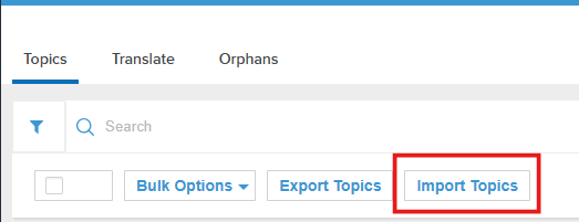 import topics