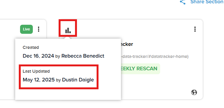 Rescan update