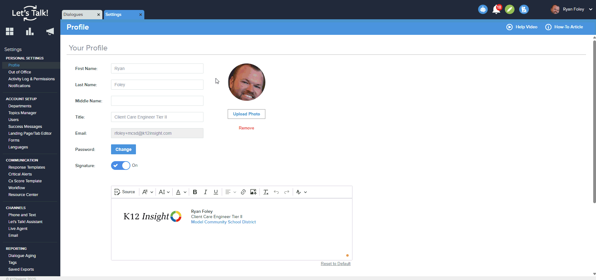 Editing Profile GIF