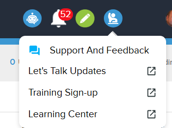 Support Feedback screenshot