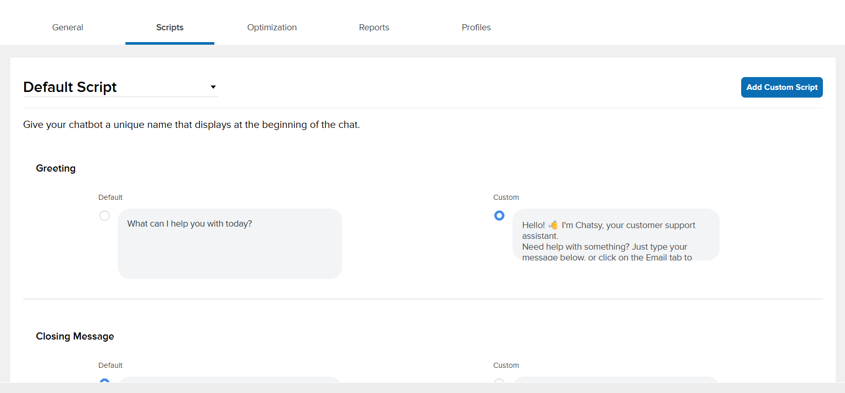 How to Set Up Chatbot 5 Screenshot 2025 11 05 134205