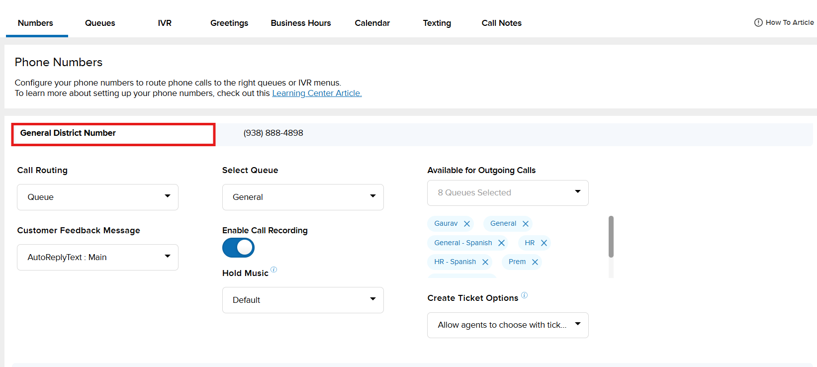 Onflo Call Center Features: Advanced Routing Settings 3 Screenshot 2025 12 09 115942